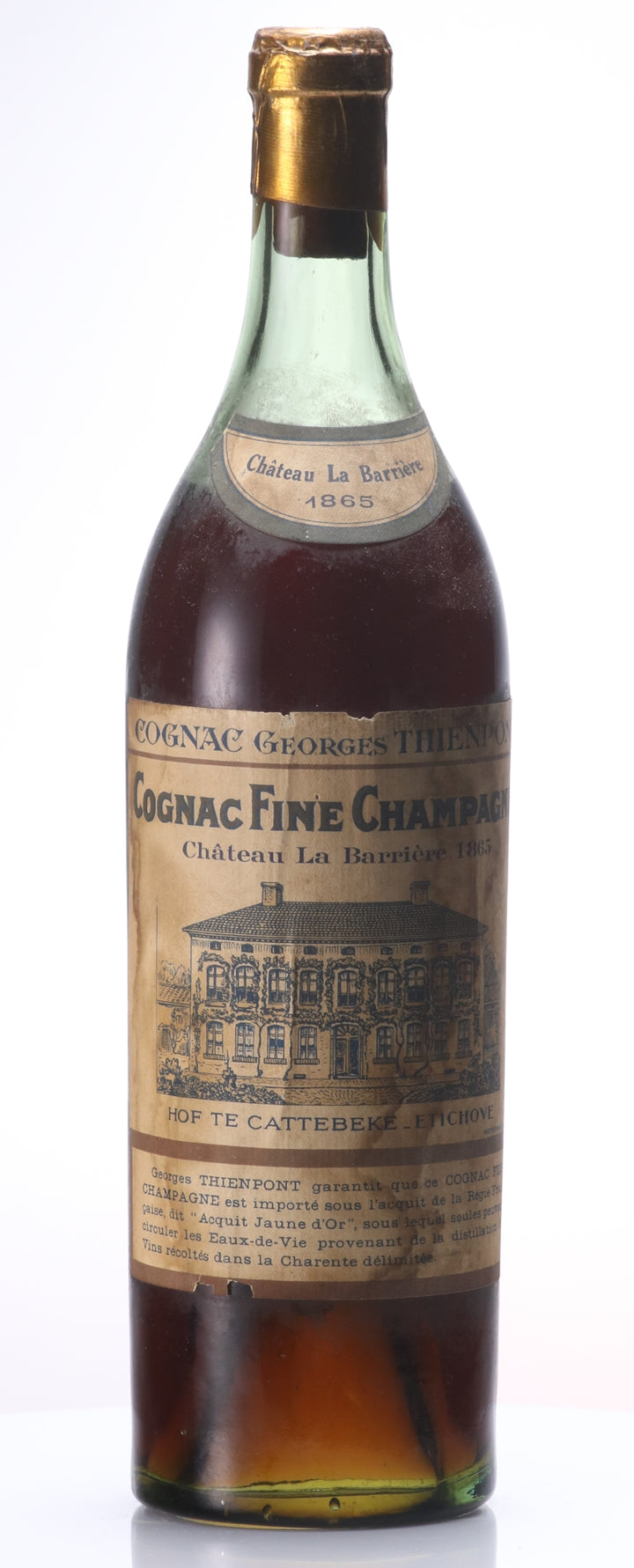 1865 Fine Champagne Cognac, Château la Barrière, Georges Thienpont. - Rue Pinard