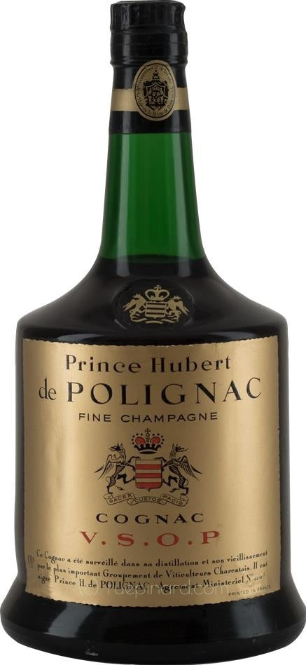 Prince Hubert de Polignac Cognac 1970 Vintage - Fine Champagne Grapes - Rue Pinard