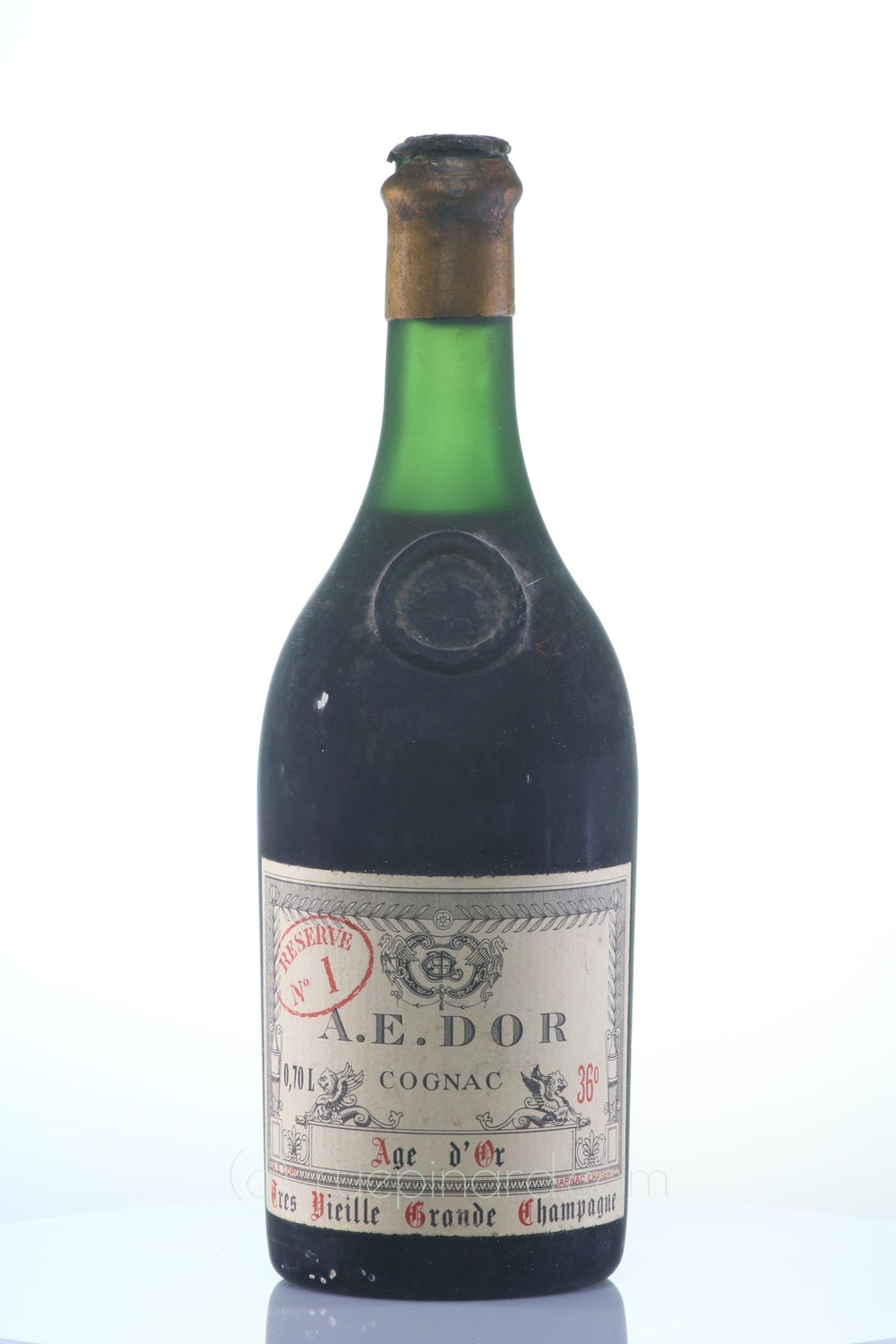 AE Dor No.1 Cognac (Vintage 1893) Grand Champagne Region, France, Tres Vieille - Rue Pinard