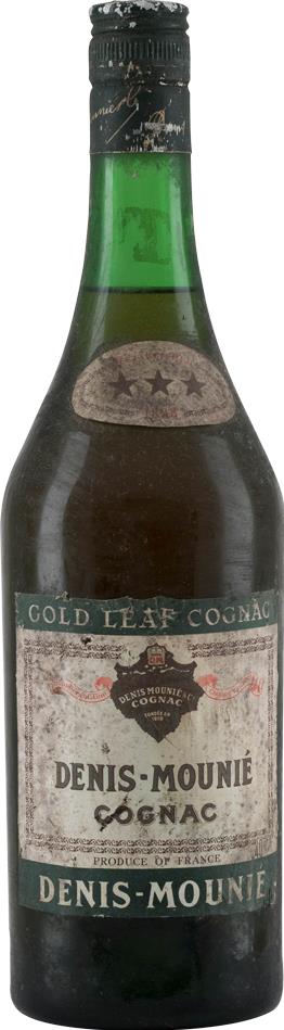 1960 Denis-Mounié Cognac with Gold Leaf & Three Stars - Rue Pinard