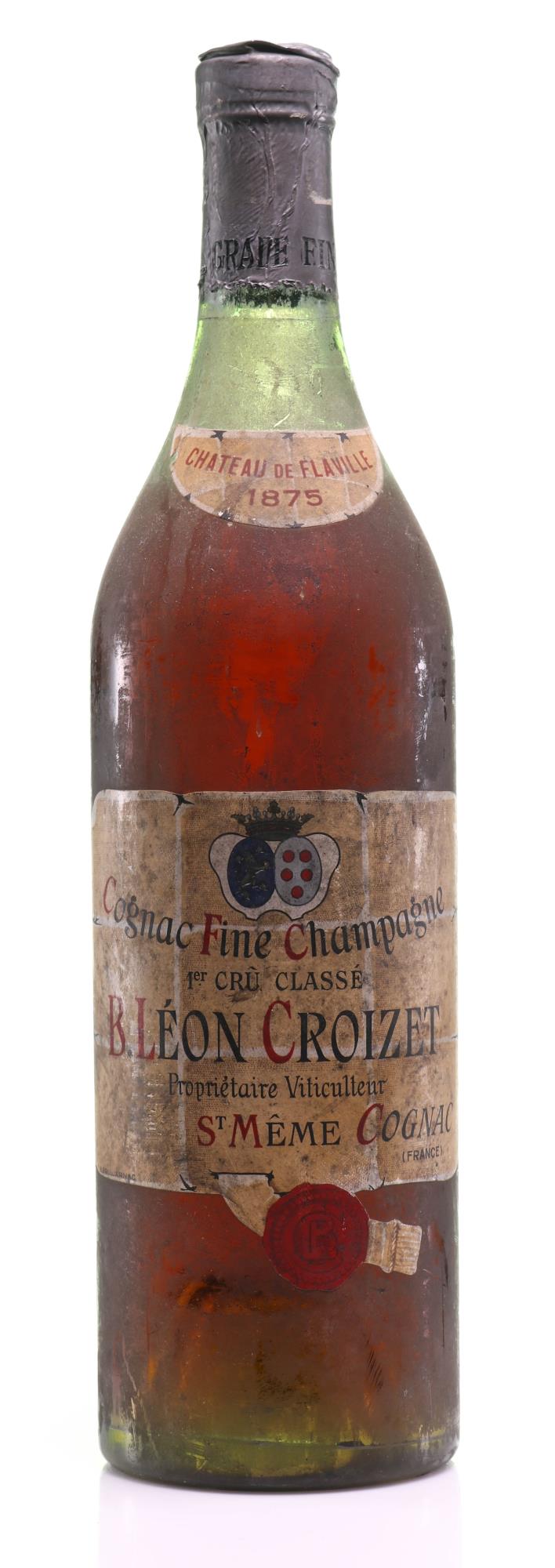 Croizet Chateau de Flaville Grande Fine Champagne Cognac 1875, 1e Cru Classé - Rue Pinard