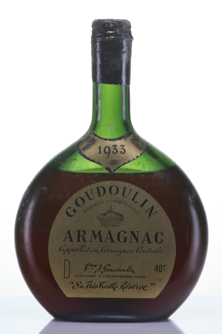 Armagnac Goudoulin 1933 Tres Vieille Réserve - Rue Pinard