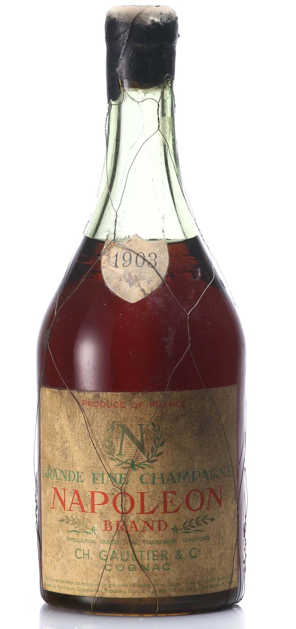 Gaultier Frères 1903 X.O. Cognac (Grande Fine Champagne) - Rue Pinard