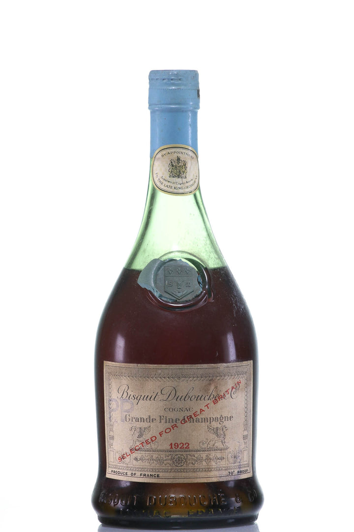 1922 Bisquit Dubouché & Co Grande Fine Champagne Cognac - Rue Pinard