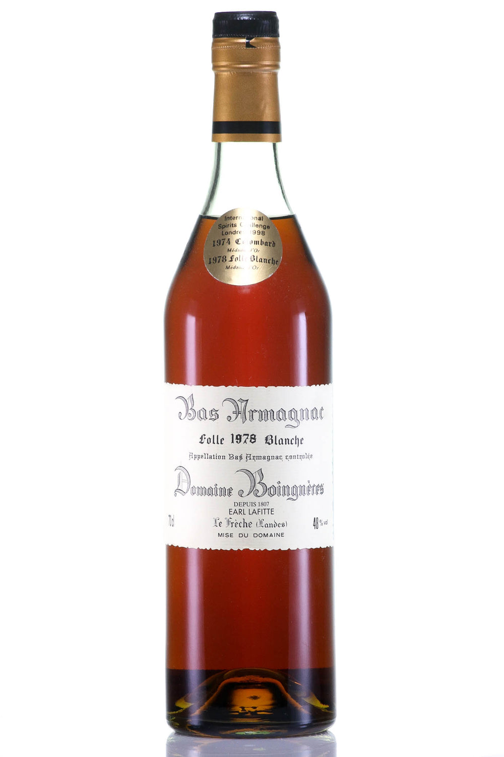Armagnac 1978 Domaine Boingnères (Bottled 1998) - Blanche - Rue Pinard
