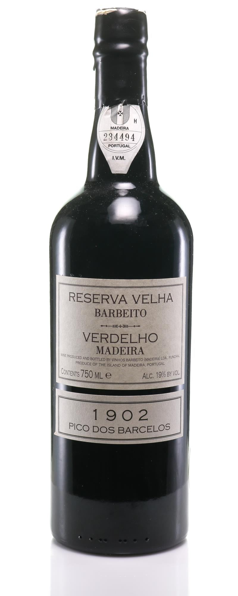 Barbeito 1902 Verdelho Madeira - Rare Vintage Reserve Pico dos Barcelos - Rue Pinard