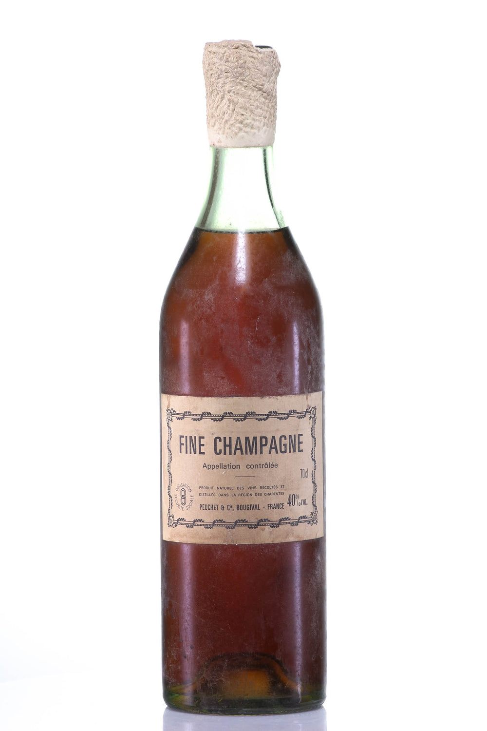 Peuchet & Co Fine Champagne Cognac 1920 - Rue Pinard