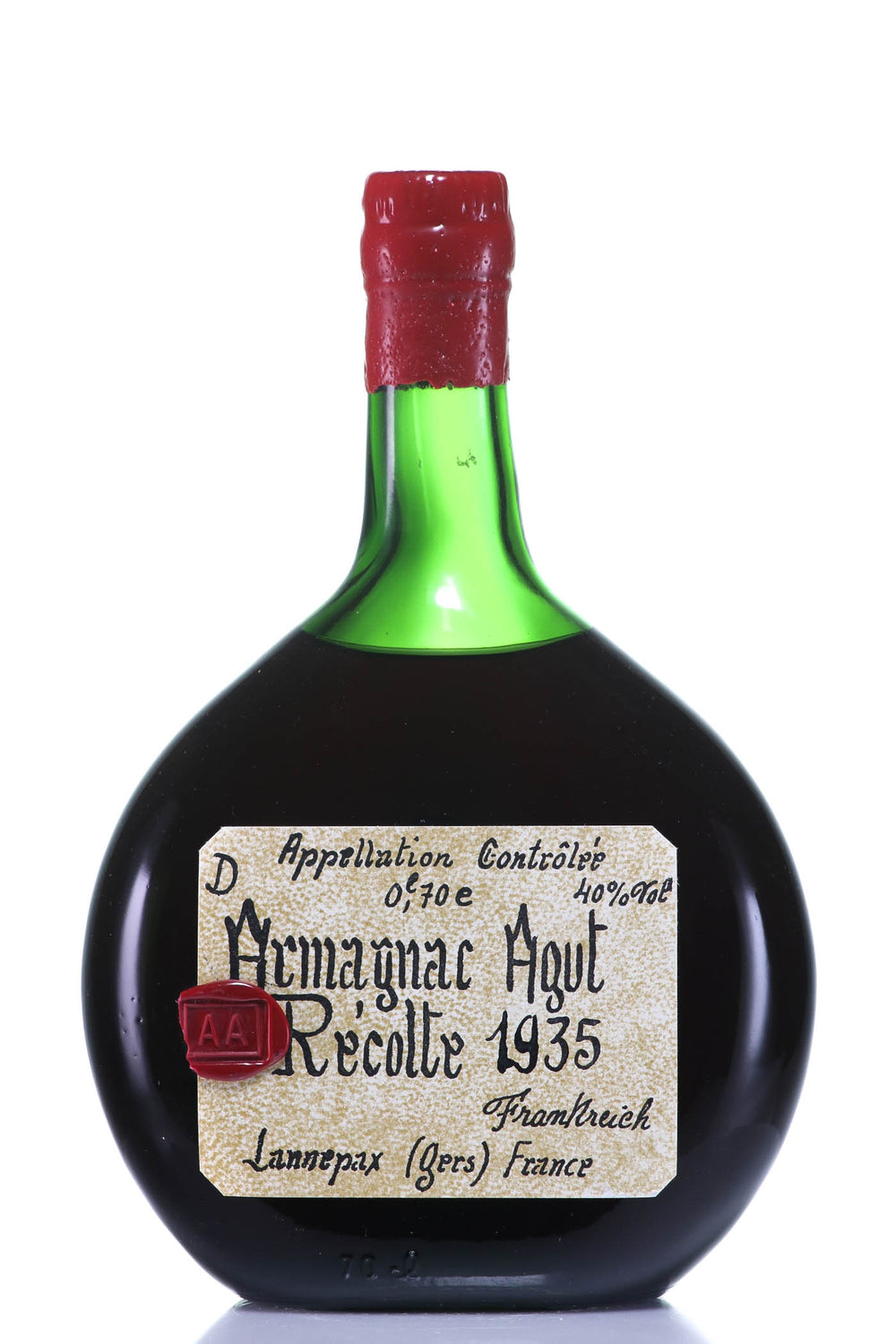 Armagnac 1935 Bas-Armagnac Agut Récolte - Rue Pinard