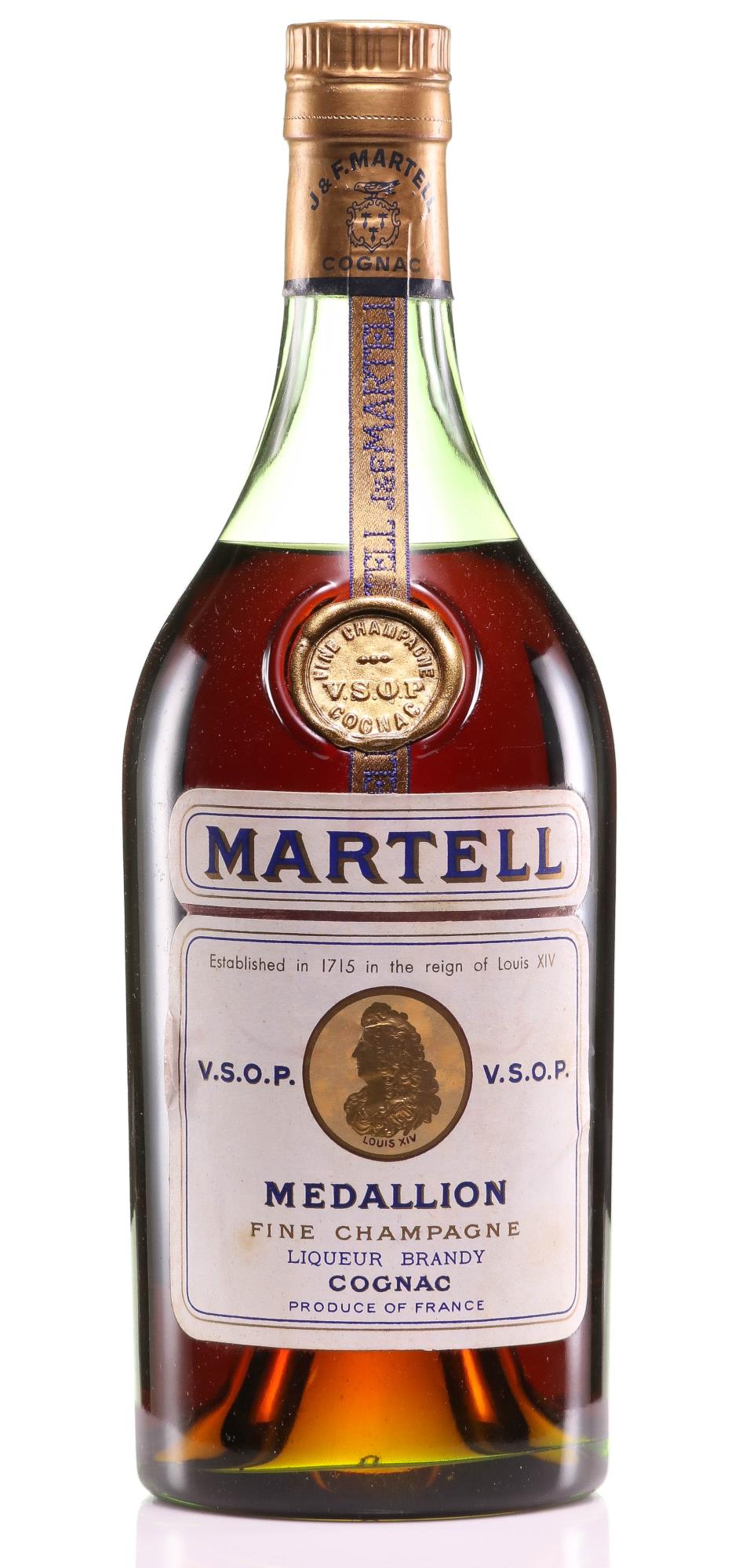 Martell V.S.O.P. Medaillon Cognac Fine Champagne Vintage (Box w/Glasses) - Rue Pinard
