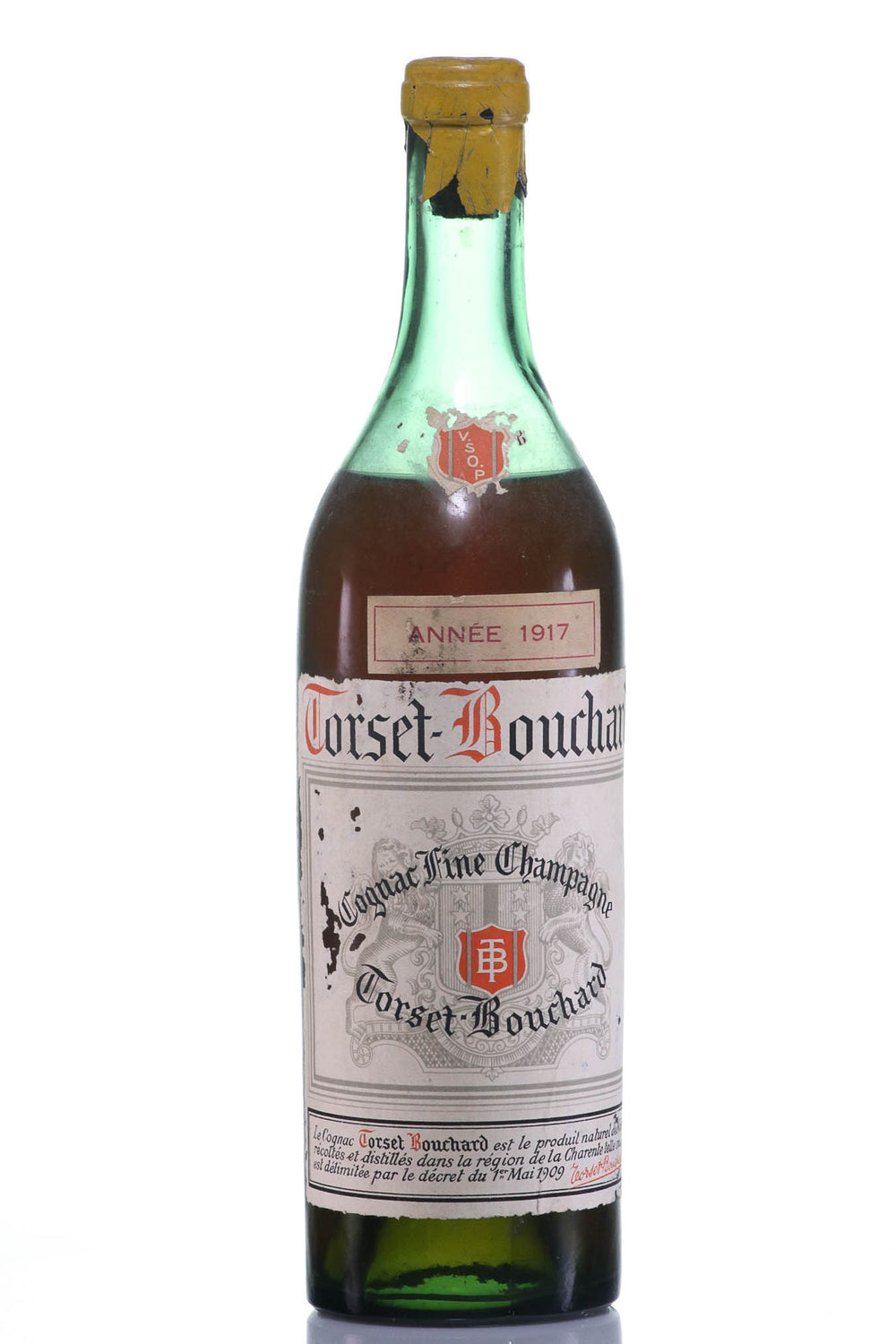 Torset Bouchard Cognac V.S.O.P. 1917 - Rue Pinard