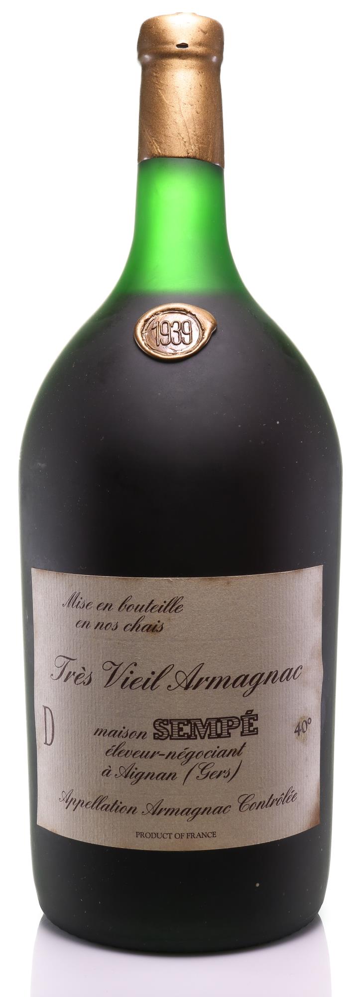 Sempé Armagnac 1939 Vintage 2.5L, Tres Vieille - Rue Pinard