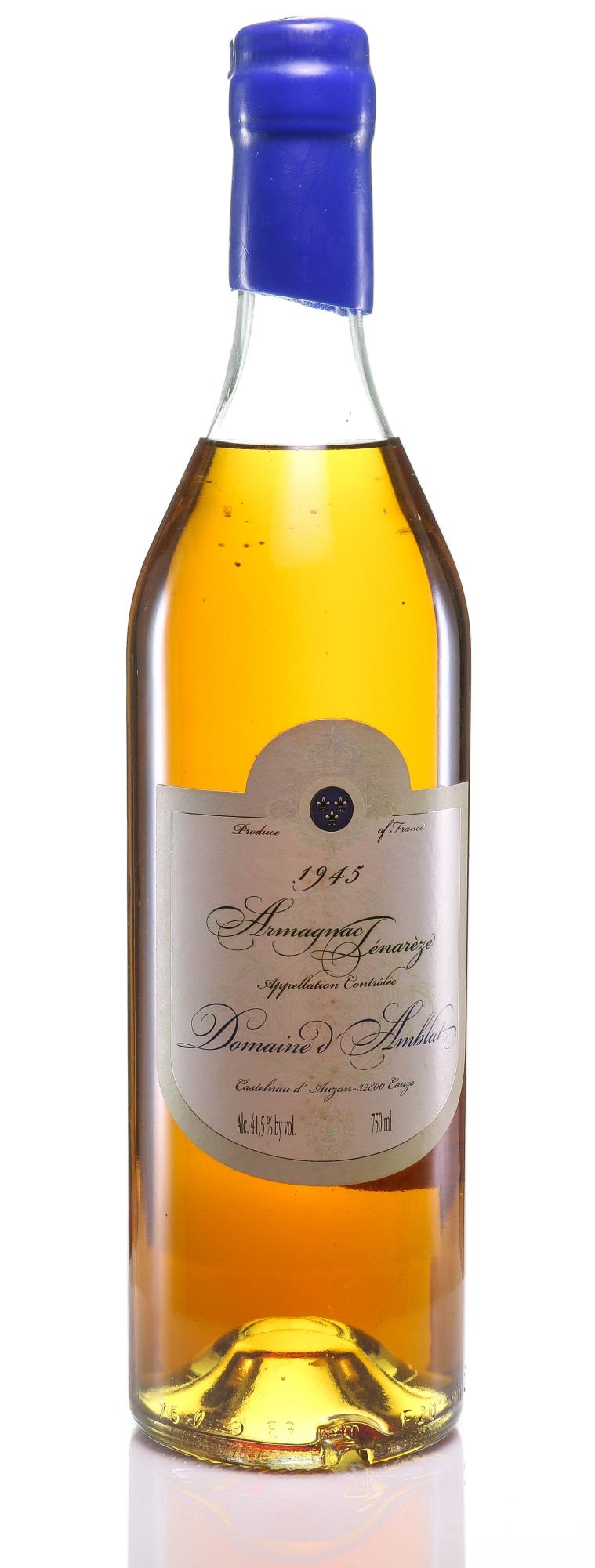 1945 Damblat Ténarèze Armagnac Cognac - Rue Pinard