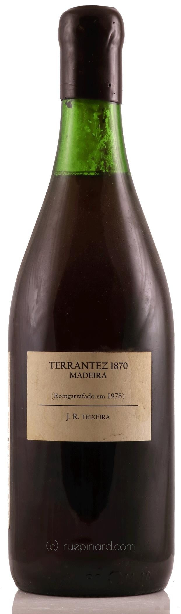 Teixeira Madeira Terrantez 1870, recorked OP '78 - Rue Pinard