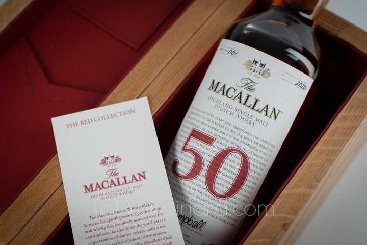 Macallan Red Series Seven Bottle Set 40y 50y 60y 71y 74y 77y 78y - Rue Pinard
