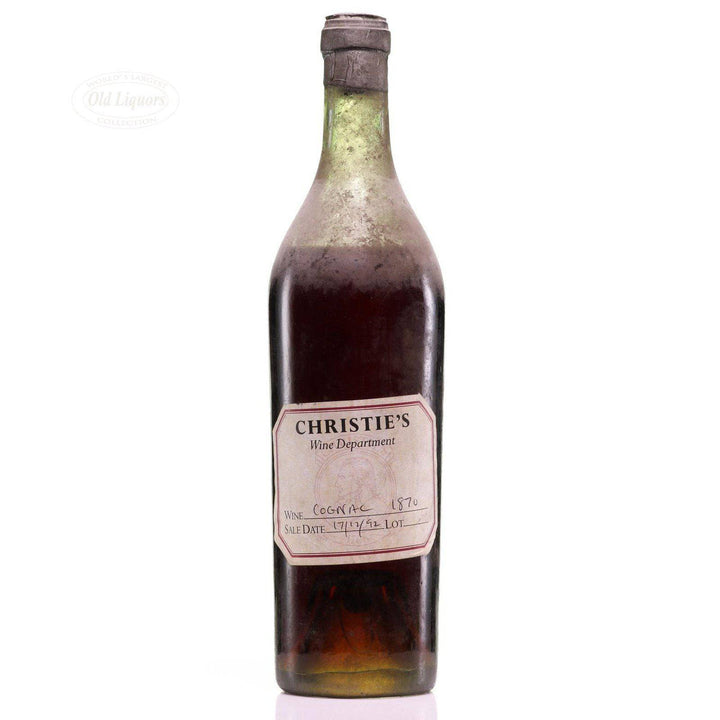 Cognac 1870 Birkenhead Brewery Christie's Label Grande Champagne - LegendaryVintages