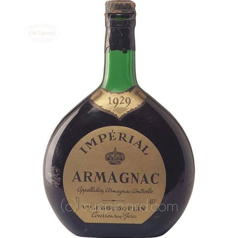 Armagnac 1929 Goudoulin Veuve J. - LegendaryVintages