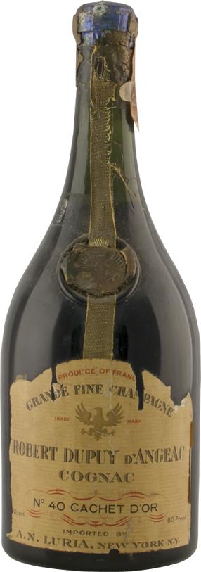 Robert Dupuy 1840 Grande Fine Champagne Cognac - Aged Cachet d'Or - Rue Pinard