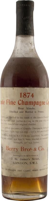 Berry Brothers & Rudd 1874 Cognac Fine Champagne Blend - Rue Pinard