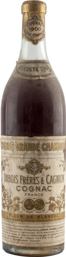 Dubois Frères 1900 Grande Champagne Cognac - Rue Pinard