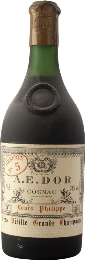 A.E. Dor Cognac No. 5 Reserve, Grande Champagne, Vintage Wax Sealed - Rue Pinard