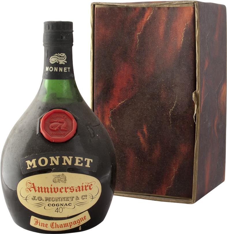 Monnet & Co J.G. Fine Champagne Cognac 1950 Anniversaire Edition (Bottled 70's/80's) - Rue Pinard
