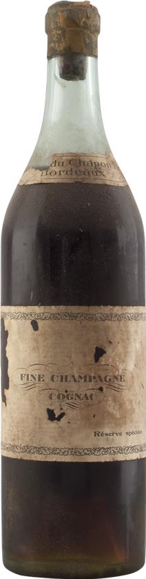 1890 Caves du Chapon Fine Champagne Cognac (Réserve spéciale, Bottled mid-1960s) - Rue Pinard