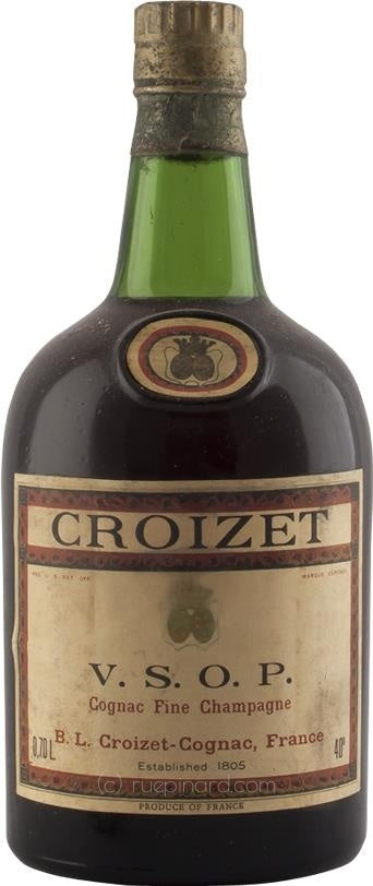 Croizet B. Léon Cognac V.S.O.P., 1920s/Late 1960s, 40 Year Age Statement - Rue Pinard
