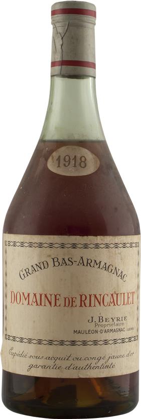 1918 Domaine de Rincaulet Armagnac by J.Beyrie Bas-Armagnac - Rue Pinard