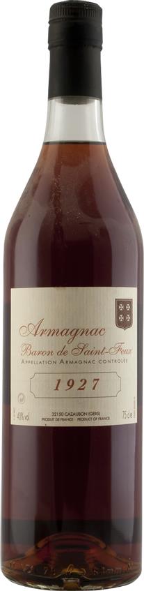 Baron de Saint-Feux Armagnac 1927 (bottled 1997) - Rue Pinard