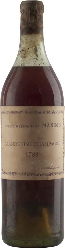1789 Maxim's Cognac Grande Fine Champagne, Pre-Phylloxera - Rue Pinard