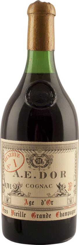 AE Dor No.1 Cognac 1893 Vintage Age d'Or, Très Vieille, Grande Champagne - Rue Pinard