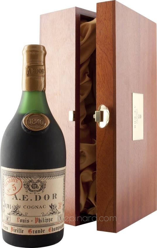 A.E. Dor Vieille Reserve No. 5 Cognac, 1800s Grande Champagne, 96 Points - Ultimate Spirits Challenge - Rue Pinard