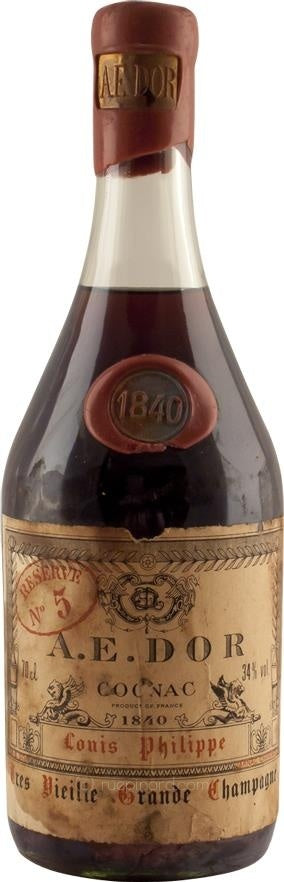 A.E. Dor Vieille Reserve No. 5 Grande Champagne Cognac 1840 - Rue Pinard