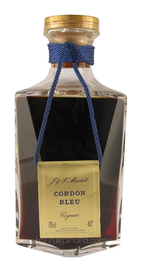 Martell Cordon Bleu Cognac 1980 Vintage, Baccarat Crystal Decanter - Rue Pinard