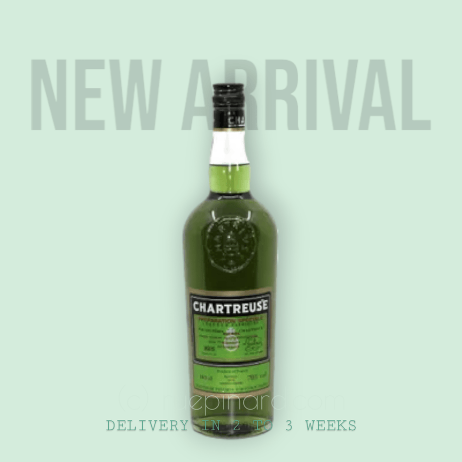 CHARTREUSE VERTE 100cl Preparation Aromatisante Mise 2020, 70% ABV, 100 cl, Professional use - Rue Pinard