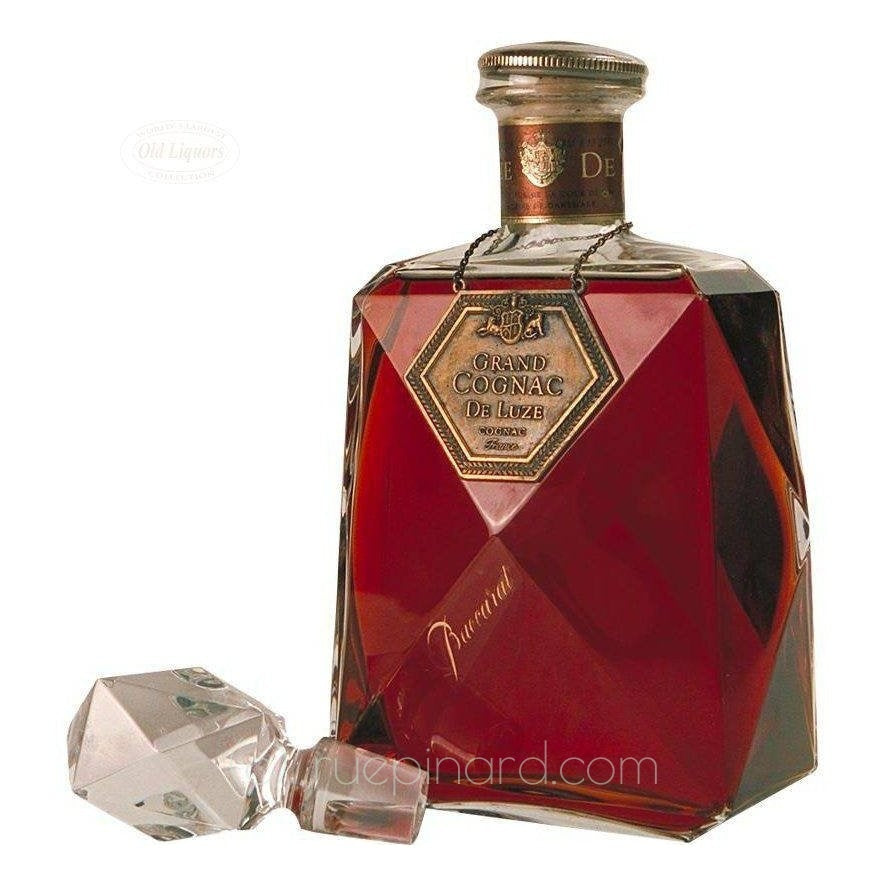 Cognac De Luze ** Grand Cognac ** Crystal Baccarat Decanter - LegendaryVintages