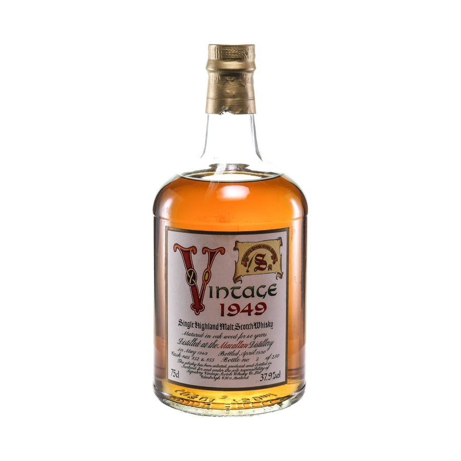 Macallan 1949 Signatory Vintage 40yo Highland Scotch Whisky, Bottled 1990 - Rue Pinard