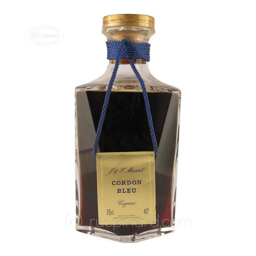 Martell Cordon Bleu Cognac Baccarat Decanter Bot.1980s - LegendaryVintages