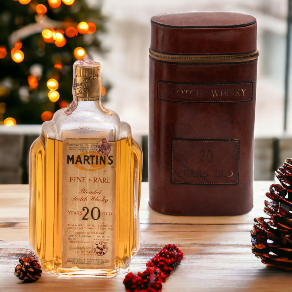 James Martin's 'Fine & Rare' 20 Year Old Blended Scotch Whisky Leather Sleeve - Rue Pinard
