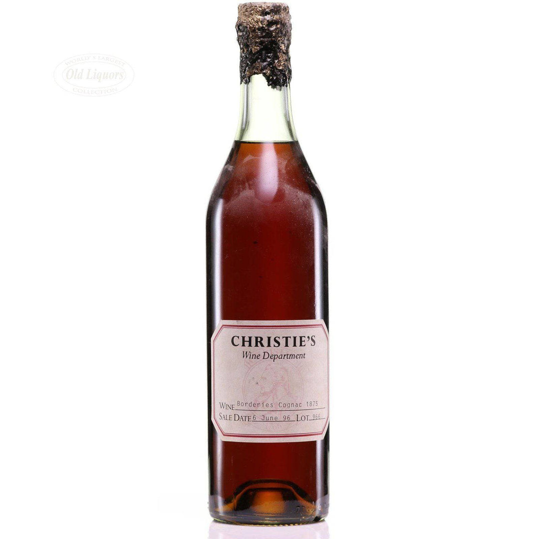Cognac 1875  Borderies Christie's label, - LegendaryVintages