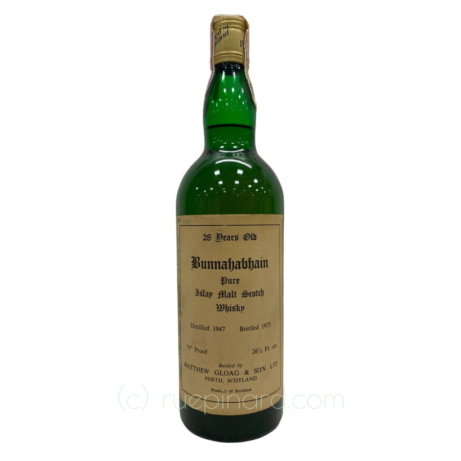 Bunnahabhain 1947 Bottled by Matthew Gloag and Son 28 Year Old - Rue Pinard