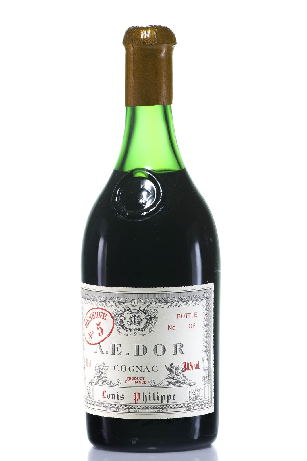 A.E. Dor Vieille Reserve No. 5 Grande Champagne Cognac Vintage 1840 - legendaryvintages