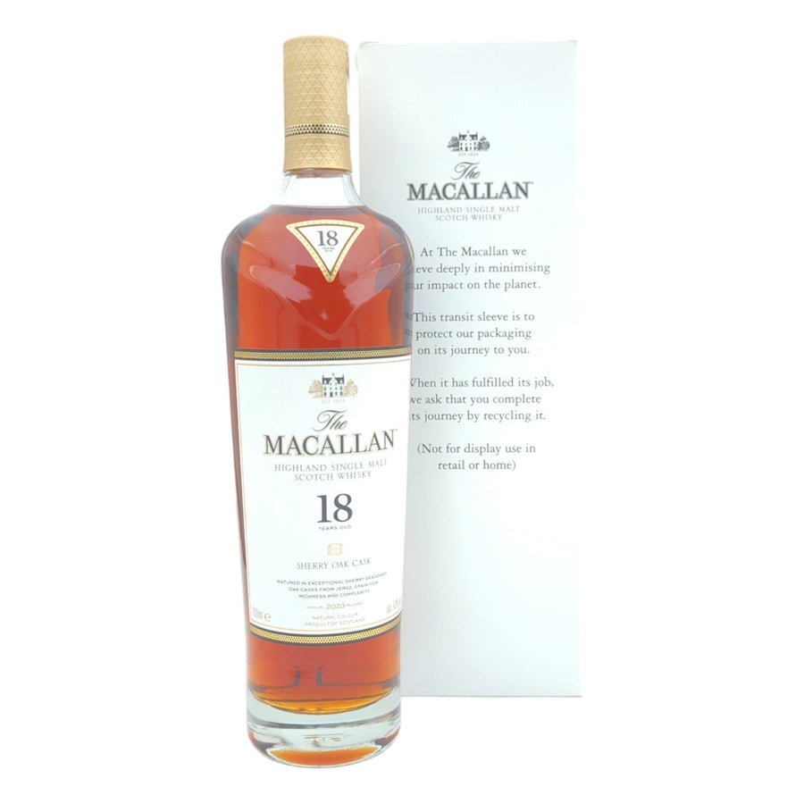 Macallan Whisky 18 Years Sherry Oak 2023 - Rue Pinard