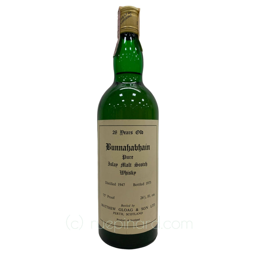 Bunnahabhain 1947 Bottled by Matthew Gloag and Son 28 Year Old - Rue Pinard