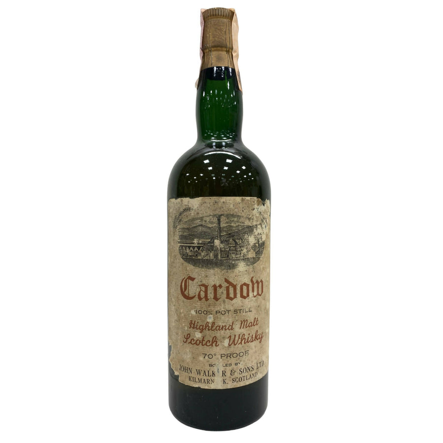 Cardhu Cardow 100% Pot Still (Bottled 1950's) - Rue Pinard